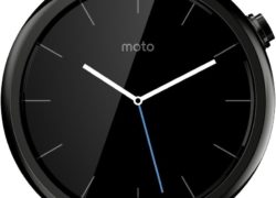 Motorola Moto 360 2nd Gen Smartwatch for Most Apple iOS and Android Cell Phones (Men's, 42mm, Black w/Black Leather)