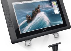 Wacom CINTIQ 21.5-Inch Pen Display-Graphics Monitor with Digital Pen DTK2200 (Black)