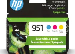 HP 951 Cyan, Magenta & Yellow Original Ink Cartridges, 3 pack (CR314FN)