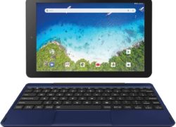 RCA Viking Pro 10" 2-in-1 Tablet 32GB Quad Core Blue Laptop Computer with Touchscreen and Detachable Keyboard Google Android 5.0 Lollipop l