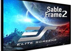 Elite Screens Sable Frame 2, 135-inch 16:9, Fixed Frame Home Theater Projection Projector Screen, ER135WH2