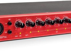 Focusrite Clarett 8Pre 18-In/20-Out Thunderbolt Audio Interface with 8 Clarett Mic Preamps