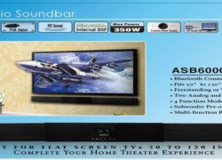 Apex Digital ASB 6000 HD Digital Home Theater Sound Bar, 350W