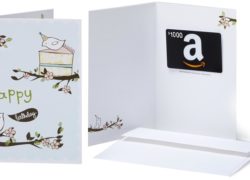 Amazon.com $1000 Gift Card in a Greeting Card (Classic Birthday Card Design)