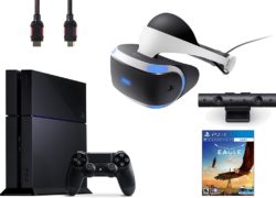 PlayStation VR Bundle 4 Items:VR Headset,Playstation Camera,PlayStation 4 and VR Game Disc Eagle Flight VR