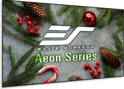 Elite Screens Aeon, 120-inch 16:9, 4K Home Theater Fixed Frame EDGE FREE Borderless Projection Projector Screen, AR120WH2