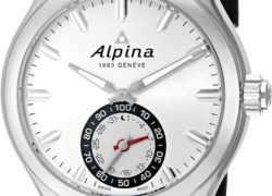 Alpina Men's AL-285S5AQ6 Horological Smart Analog Display Swiss Quartz Black Watch