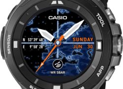 Casio Men's 'PRO TREK' Quartz Resin Outdoor Smartwatch, Color:Black (Model: WSD-F20-BKAAU)